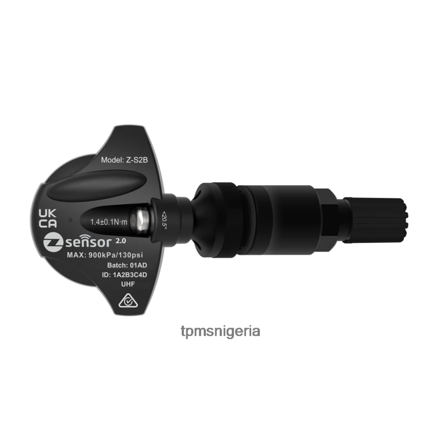 Tire Pressure Monitoring System | 4PJL6L1017 Volvo OE Replacement TPMS Sensor - OE P/N LR018861 Freq 433Mhz Metal Valve Stem - Black