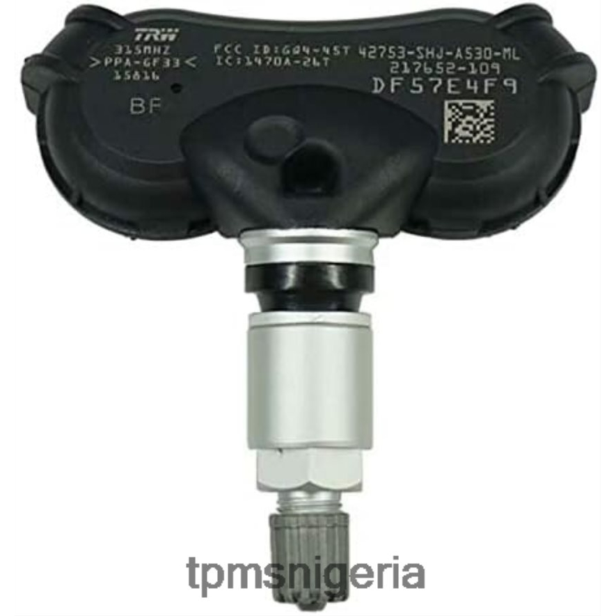 TPMS Sensor Replacement | 4PJL6L1565 TPMS Honda The Pressure Sensor 42753SHJA53 342MHZ
